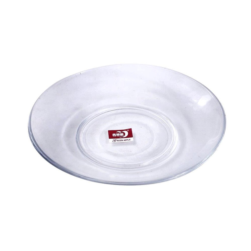 Glass Tea Cup with Saucer Set of 6 190 ml
