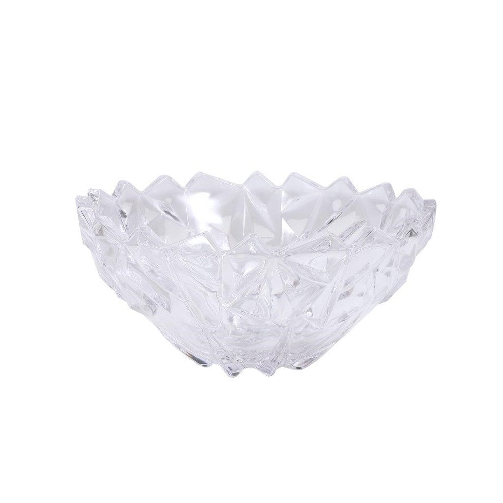 Crystal Glass Fruit Round Bowl 24*11 cm