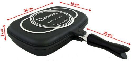 Double Sided Non-Stick Foldable Grill Pan 36 cm