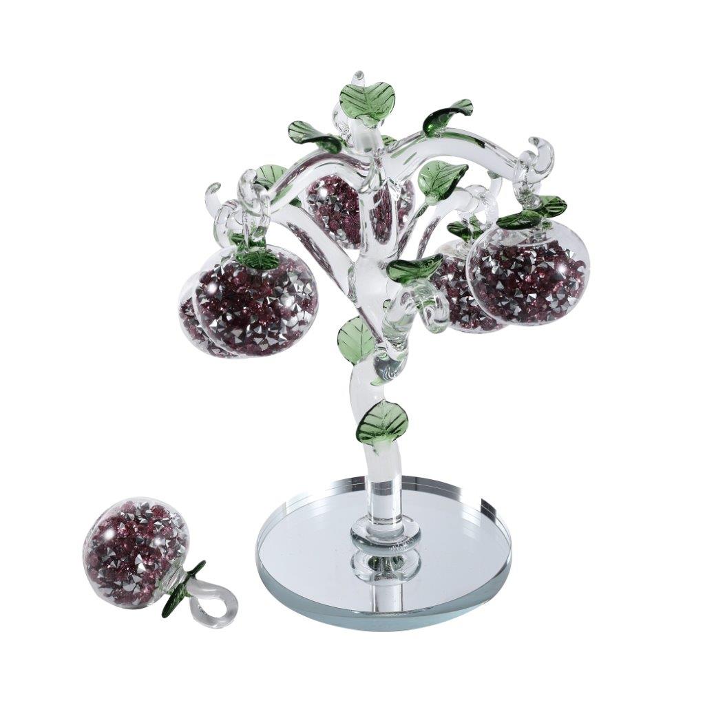 Home Decor Crystal Fruit Tree H - 18 cm