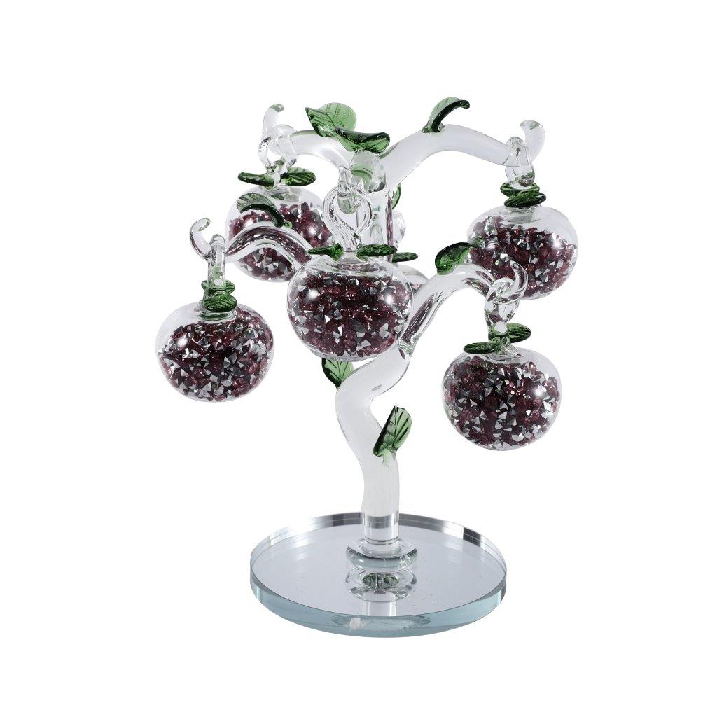 Home Decor Crystal Fruit Tree H - 18 cm