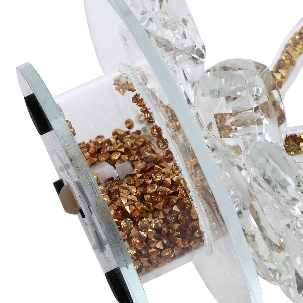 Home Decor Crystal Swan H - 15 cm ; W - 18 cm