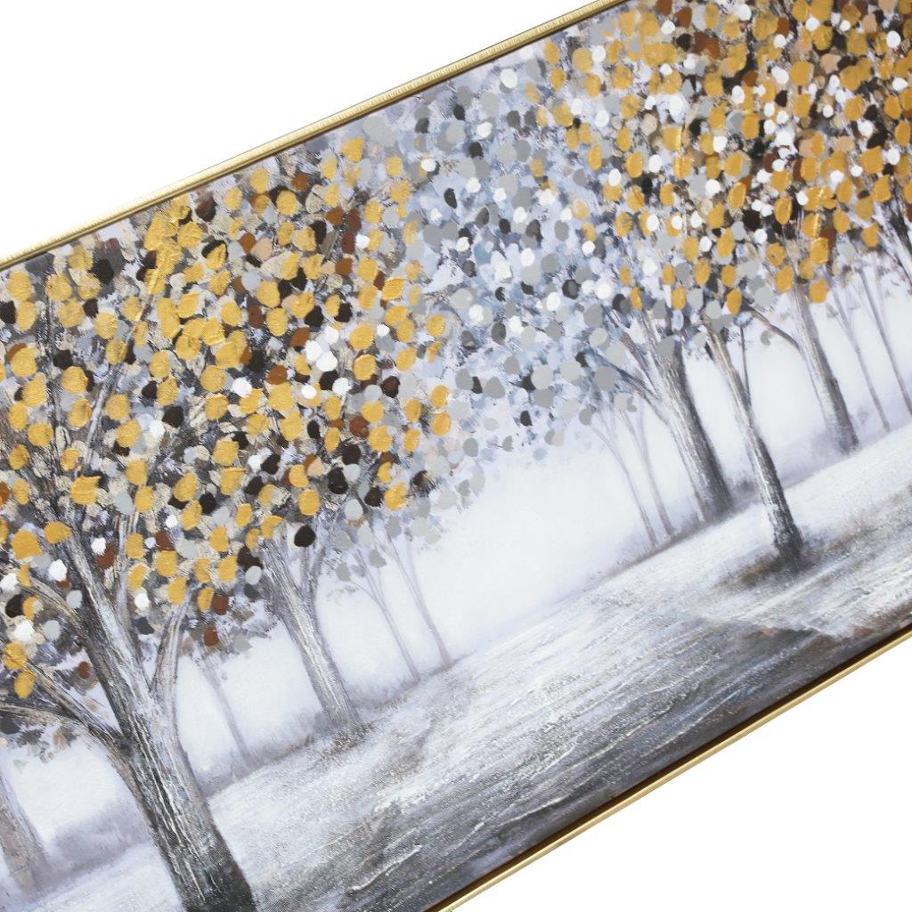 Home Decor Landscape Canvas Wall Art Abstract Nature Oil Painting PVC Frame 70*140*3.5 cm