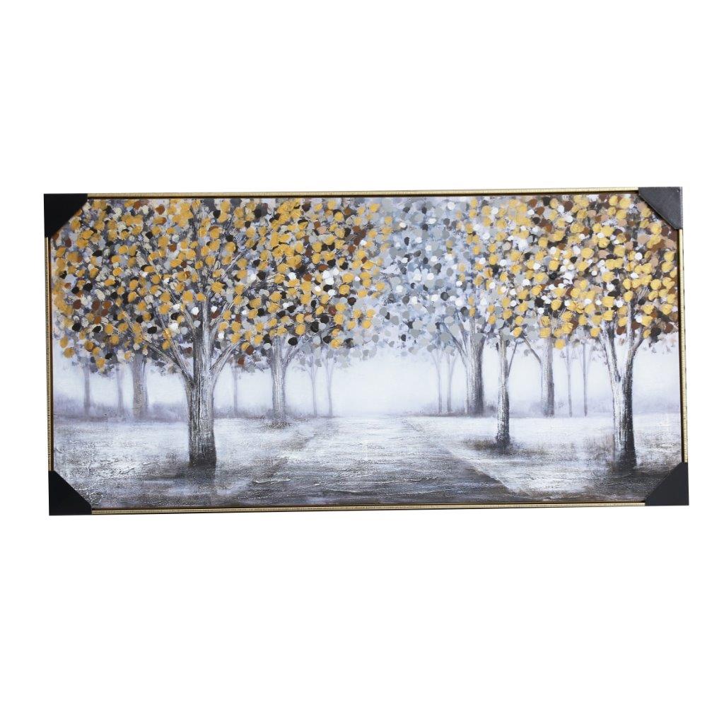 Home Decor Landscape Canvas Wall Art Abstract Nature Oil Painting PVC Frame 70*140*3.5 cm