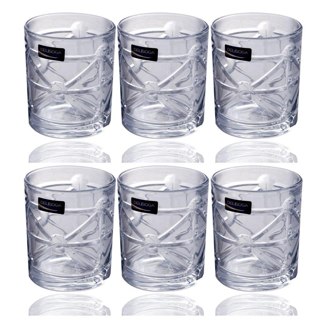 Drinking Glass Tumblers Set of 6 Pcs 340 ml