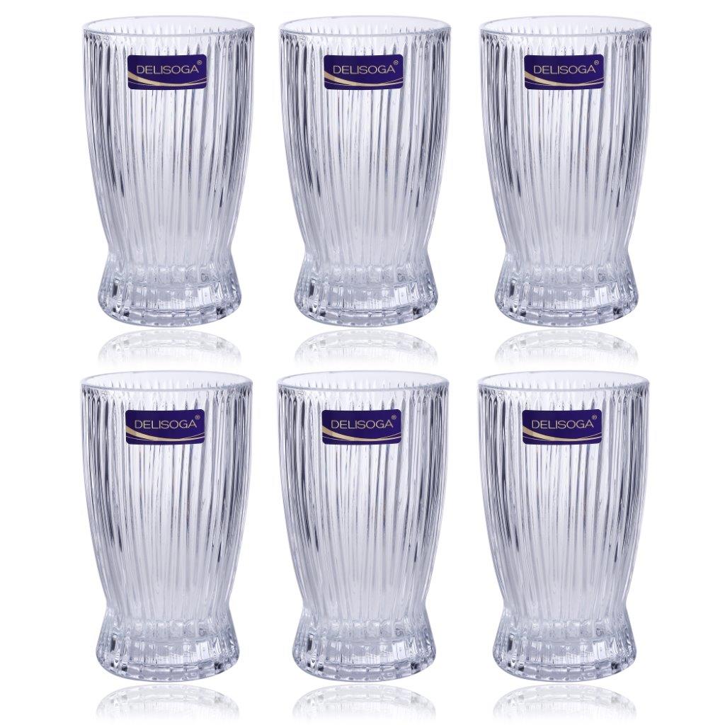 Drinking Glass Tumblers Set of 6 Pcs 360 ml