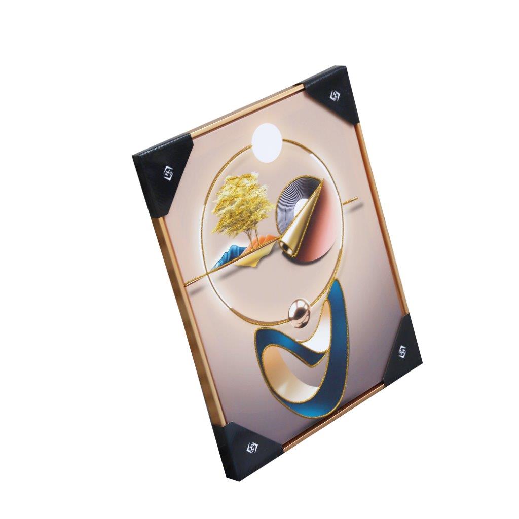 Home Decor Portrait Canvas Wall Art Modern Abstract Art Oil Painting Picture Frame 42*52 cm