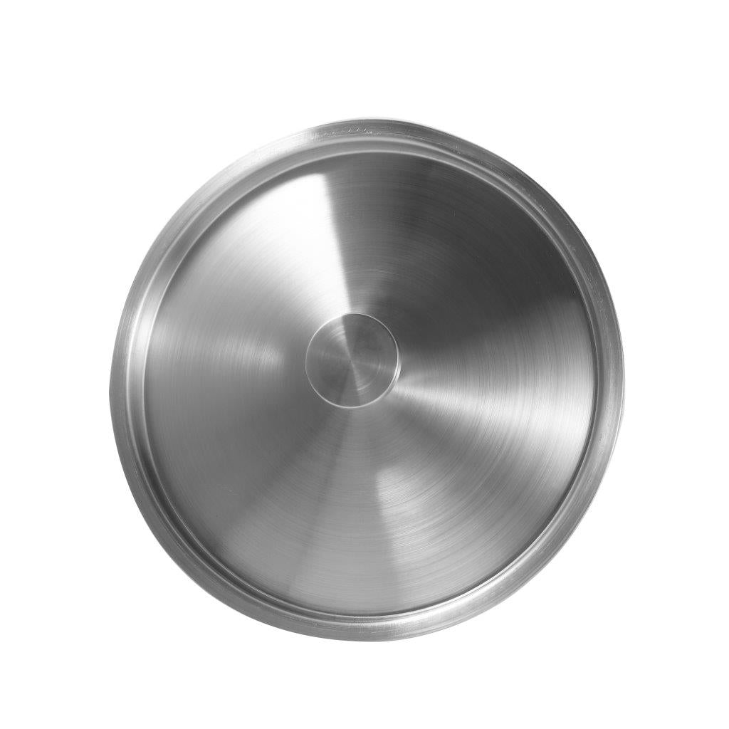 Stainless Steel Stockpot Heavy Base Casserole with Lid 30*23 cm
