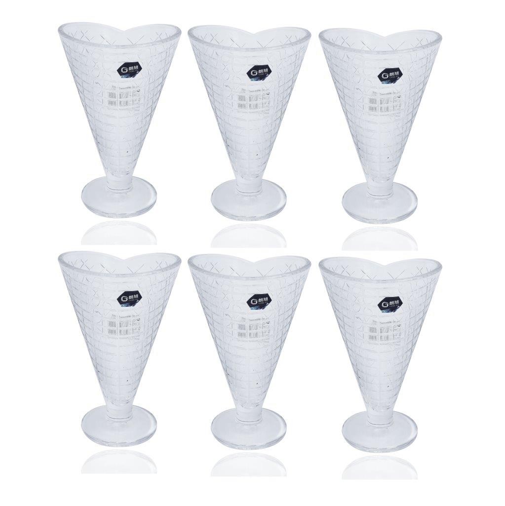 Milkshake Glass Tumblers Set of 6 Pcs 265ml