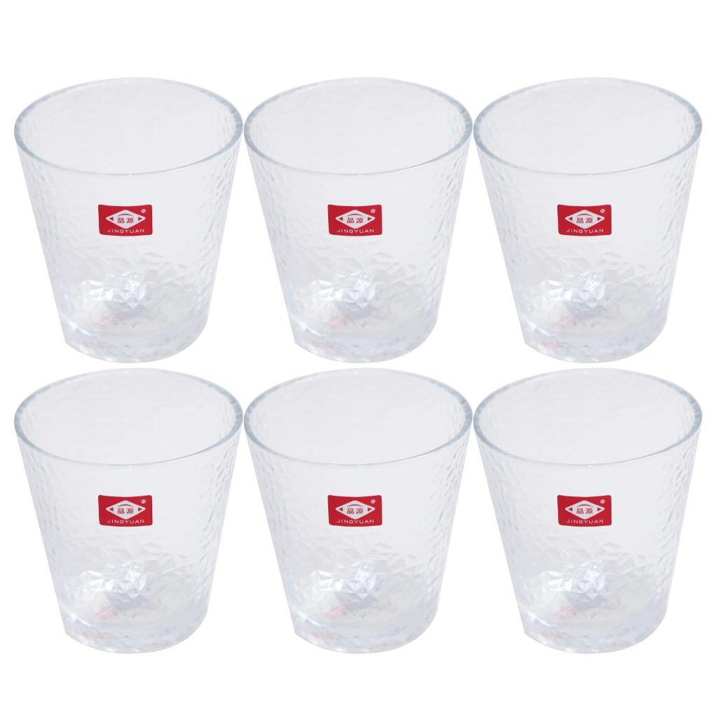 Premium Lead Free Glass Tumblers Set of 6 Pcs 310 ml