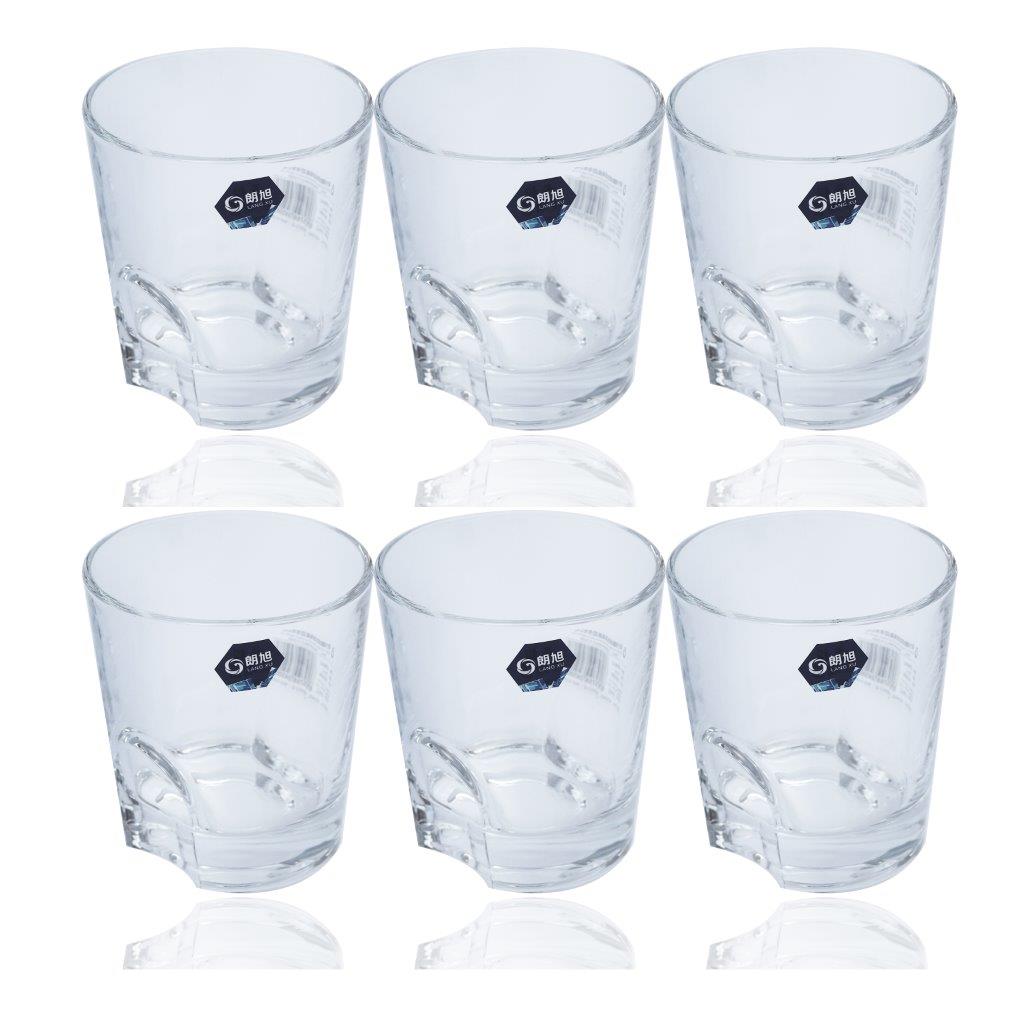 Premium Lead Free Glass Tumblers Set of 6 Pcs 285 ml