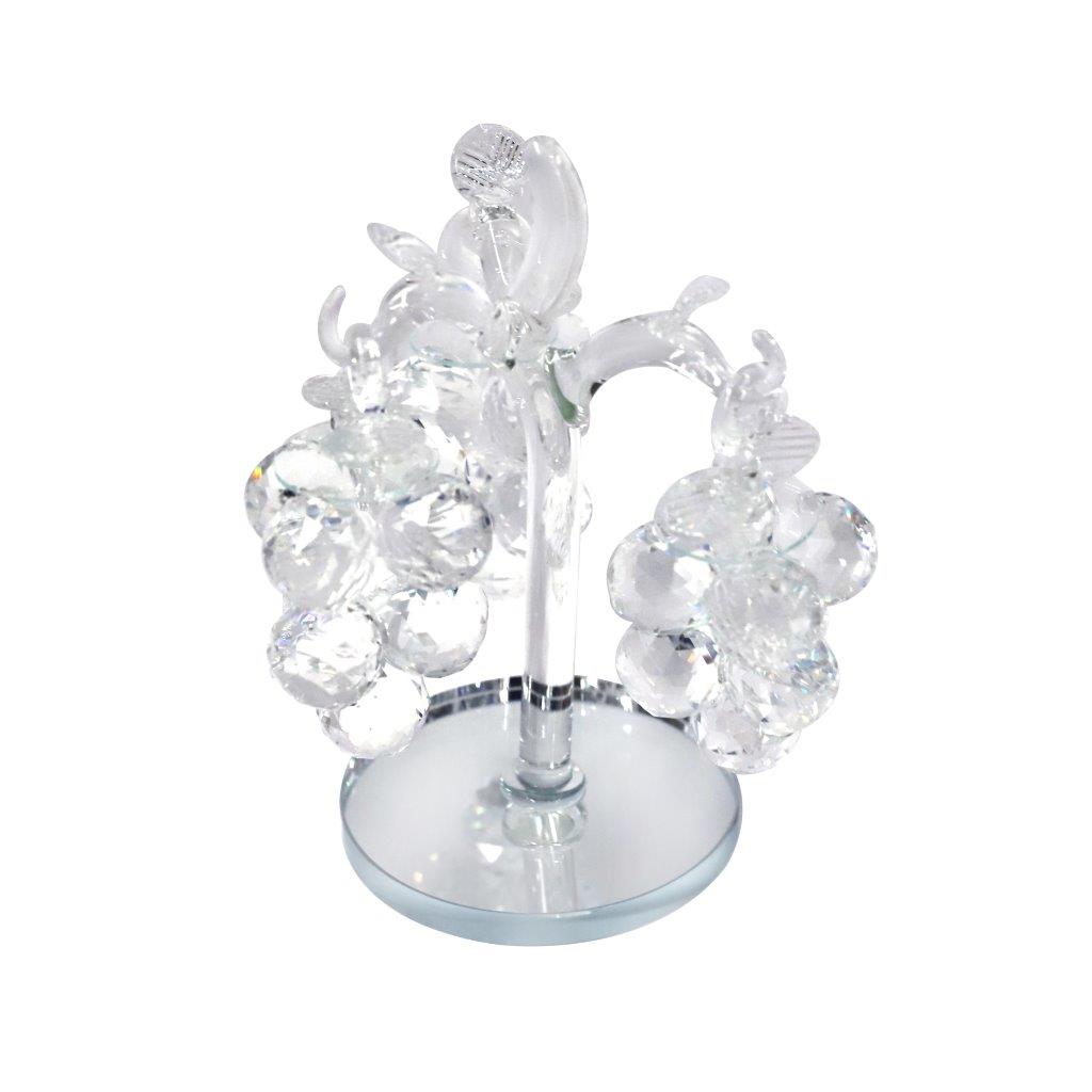 Home Decor Tabletop Crystal Fruit Tree 16 cm