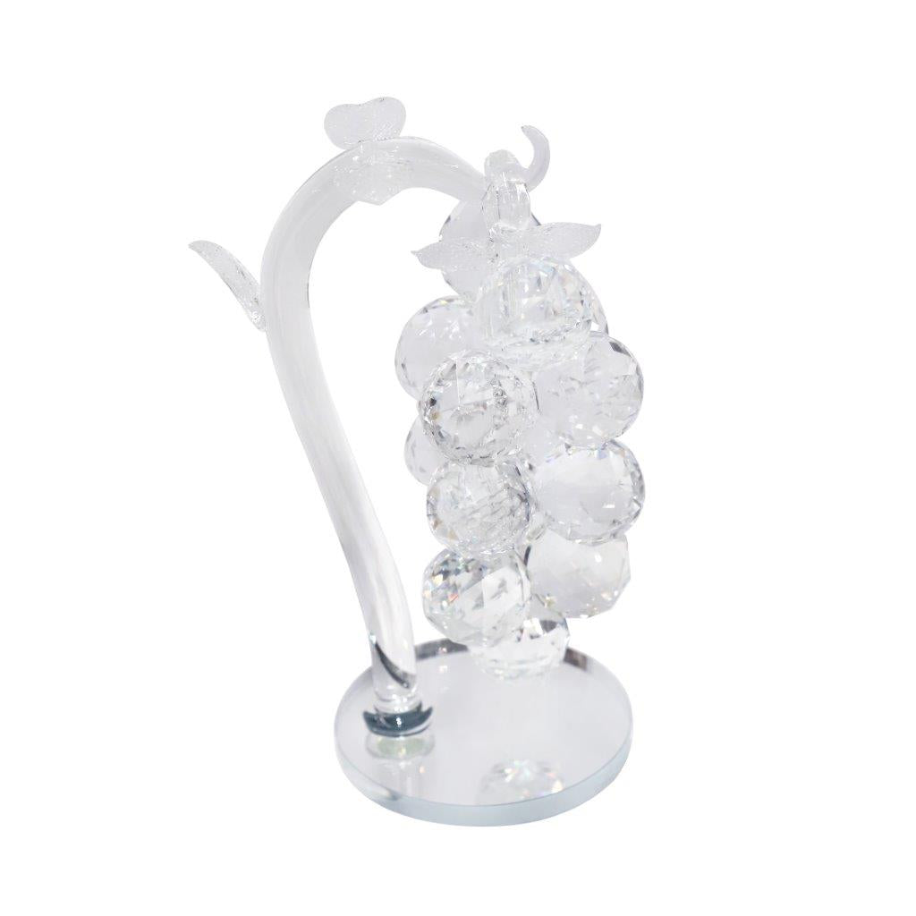 Home Decor Tabletop Crystal Fruit Tree 21 cm