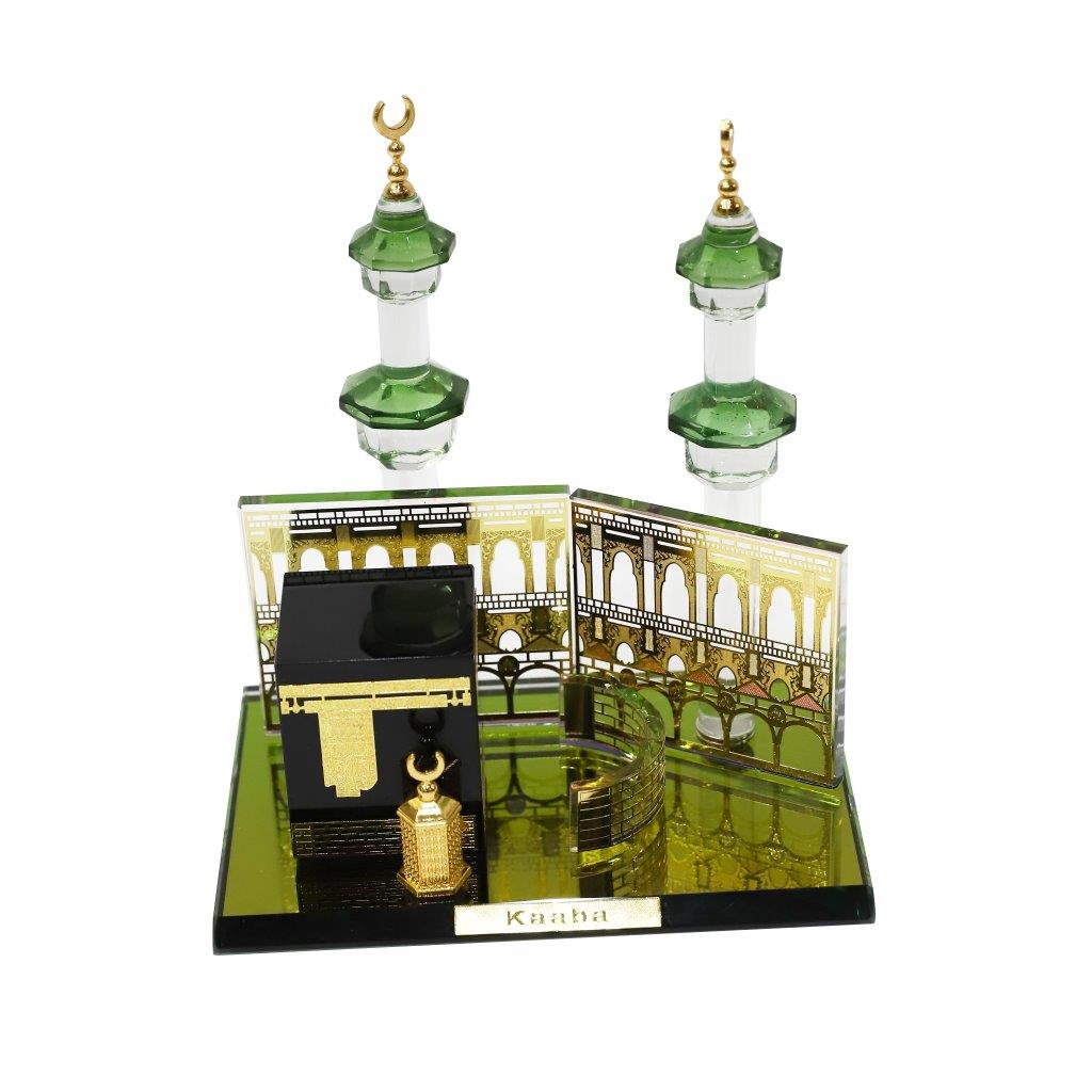 Home Decor Islamic Crystal Collectible Kaaba Model 17*15.5 cm