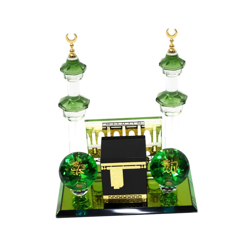 Home Decor Islamic Crystal Collectible Kaaba Model 17*14 cm