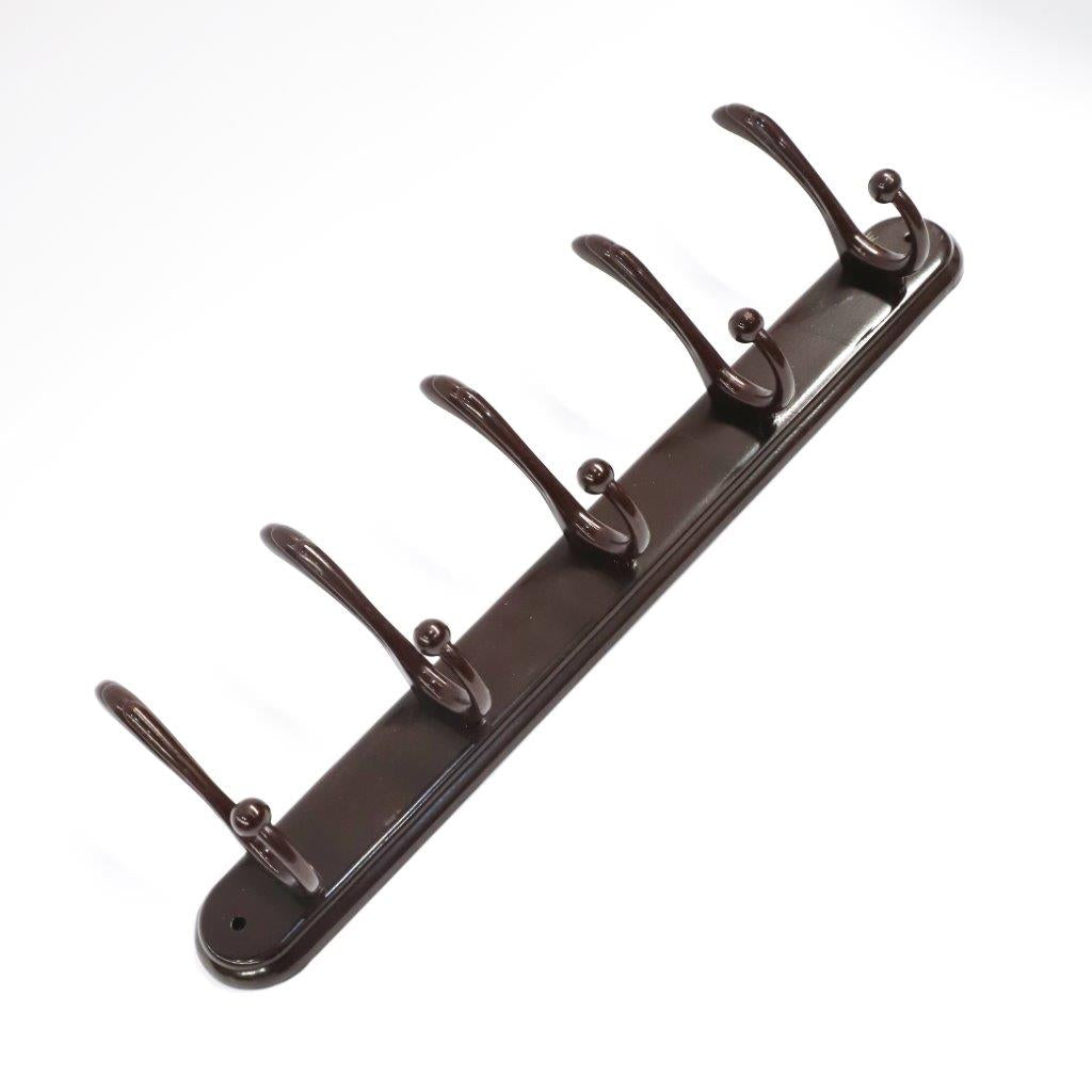 Black Metal Door Hook Rack Wall Cloth Hanger 36*5 cm