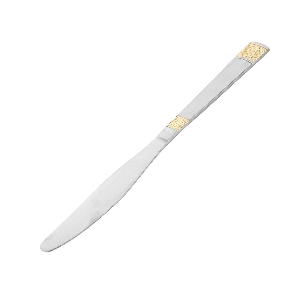 طقم سكاكين طاولة من الفولاذ المقاوم للصدأ مكون من 6 قطع من أدوات المطبخ (تحقق من المجموعة) 22.5 سم