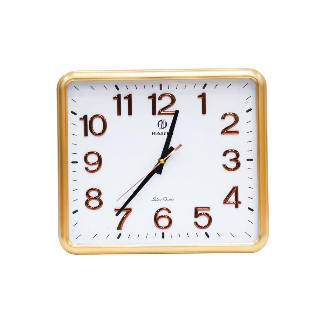 Home Decor Analog Rectangular Modern Wall Clock 36*31.5 cm