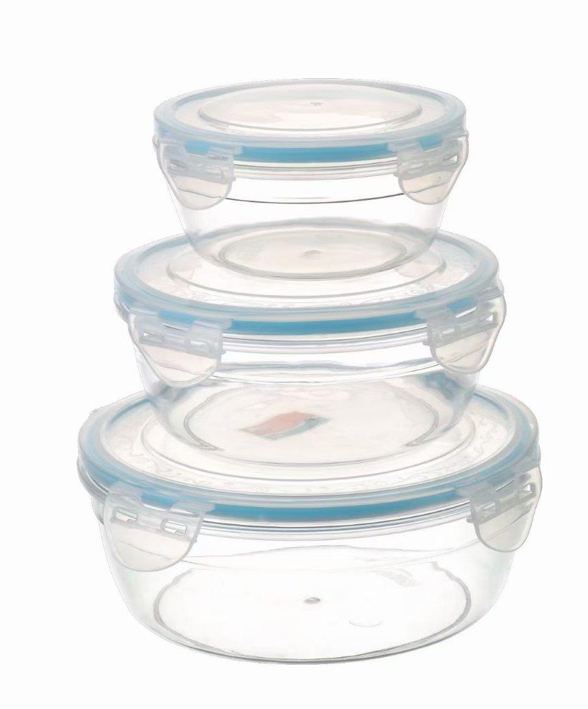 Multipurpose Mixed Colors Plastic Storage Box Food Container Set of 3 Pcs 17.5*17.5*7.5 cm
14.5*14.5*6.5 cm
12*12*6 cm