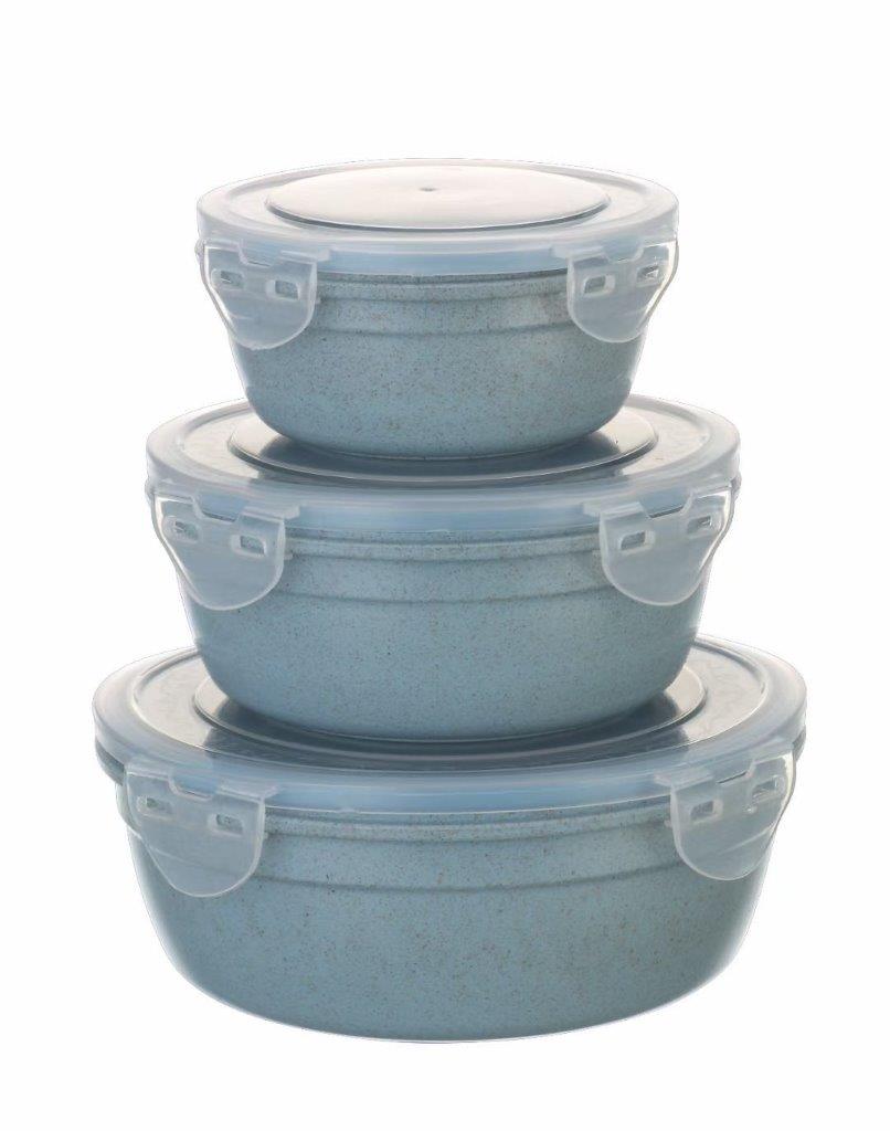 Multipurpose Mixed Colors Plastic Storage Box Food Container Set of 3 Pcs 17.5*17.5*7.5 cm
14.5*14.5*6.5 cm
12*12*6 cm