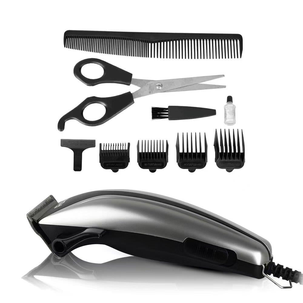 ماكينة قص الشعر الاحترافية القابلة لإعادة الشحن للرجال، مجموعة أدوات قص الشعر والعناية بالشعر