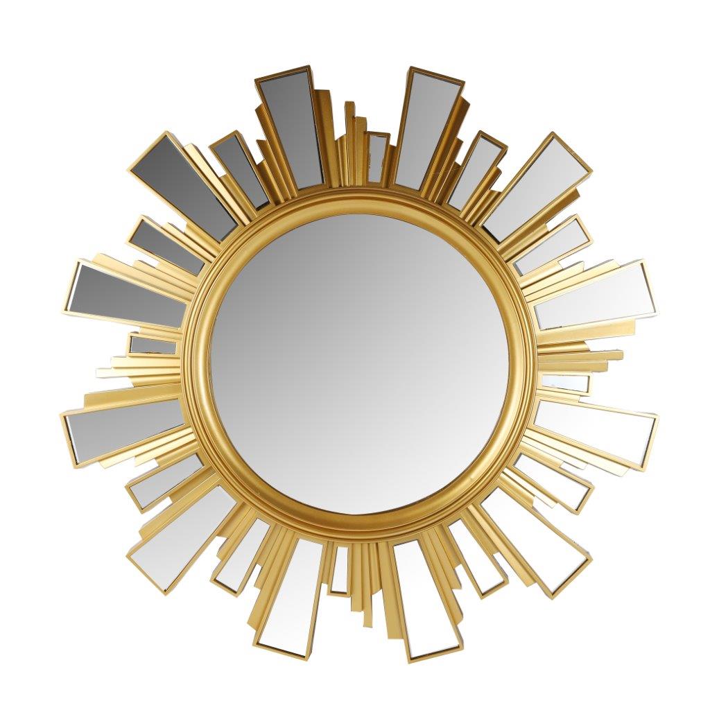 Decorative Luxury Vintage Deco Frame Round Wall Mirror