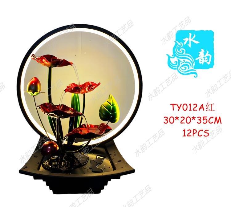 نافورة مياه سيراميكية مزخرفة تعمل بمنفذ USB بحجم 30*20*35 سم