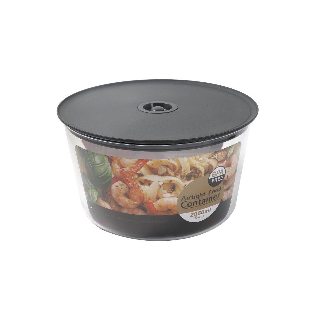 Multipurpose Clear Colour BPA Free Plastic Storage Box Food Container Set of 4 Pcs 2850 ml+1580 ml+800 ml+280 ml Diameter 21.9*12.8cm