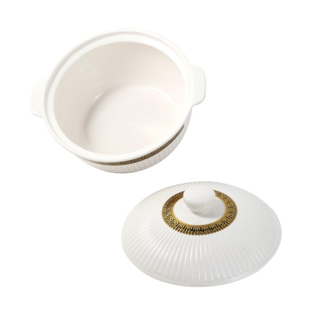 Ceramic Soup Tureen Casserole Dish Bowl Set of 3 Pcs 27/23/20 cm*12 cm