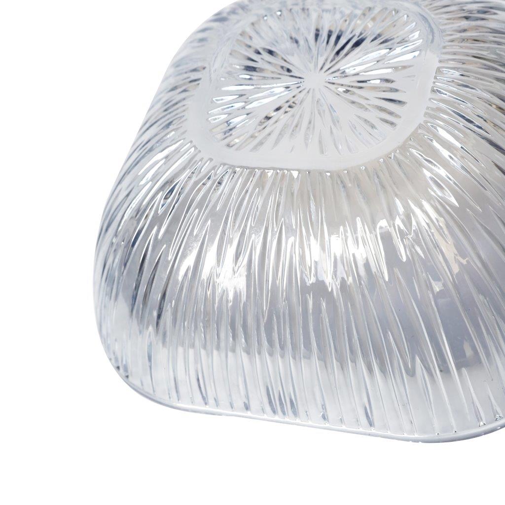 Sky Blue Engraved Pattern Dish Bowl and Glass Serving Bowl Set of 7 Pcs 20*8cm
10*5.5cm