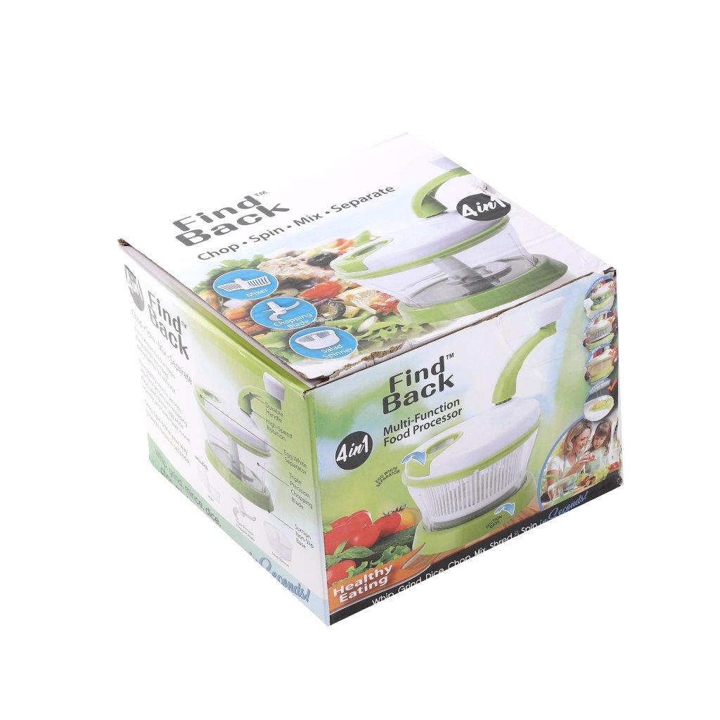 Plastic Garlic Press Vegetable Mincer Chopper 12*17 cm