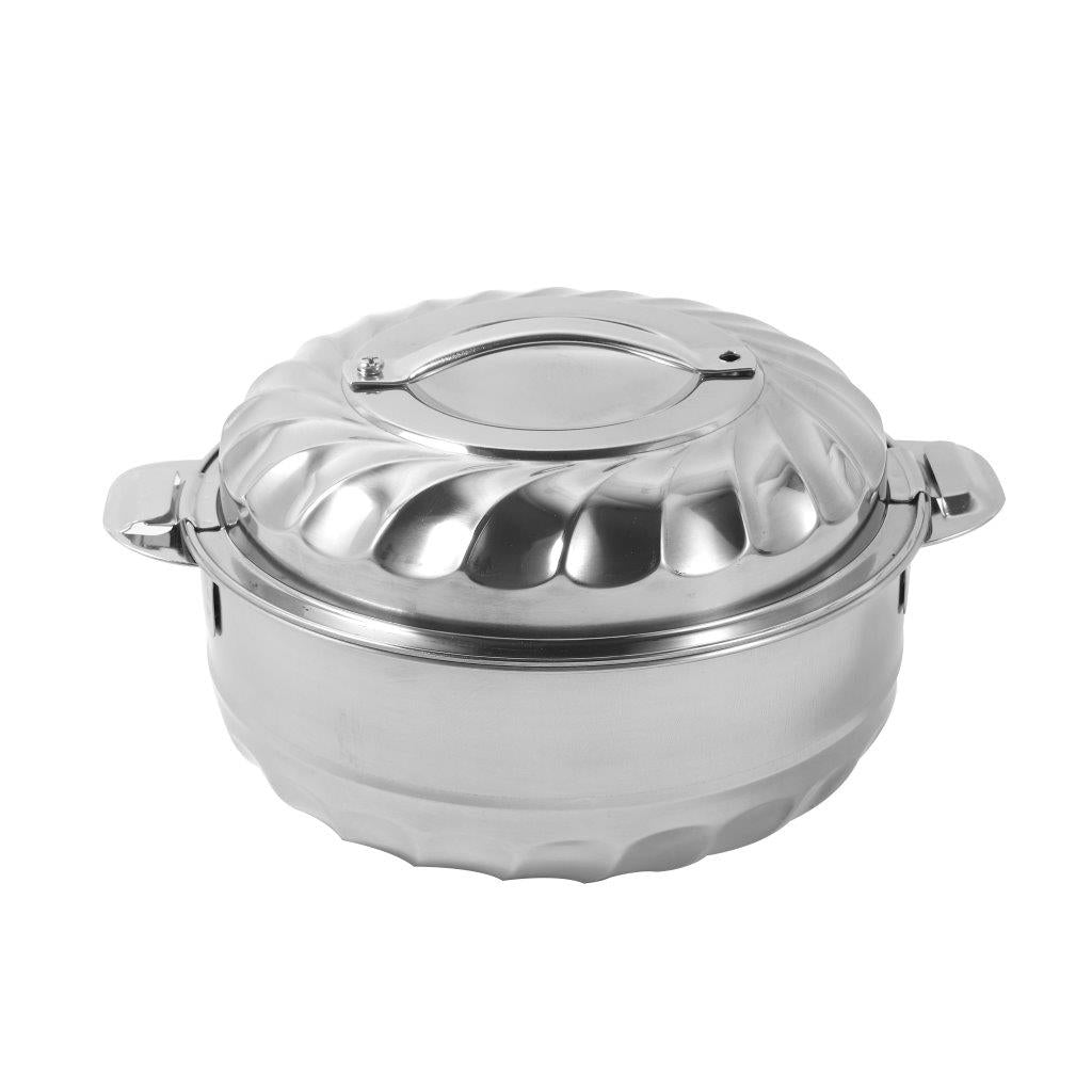 Stainless Steel Round Insulated Thermos Hot Pot Set of 6 Pcs 1L/2L/3L/5L/7L/10L
