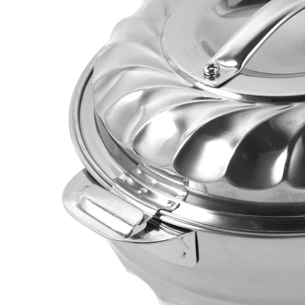 Stainless Steel Round Insulated Thermos Hot Pot Set of 6 Pcs 1L/2L/3L/5L/7L/10L