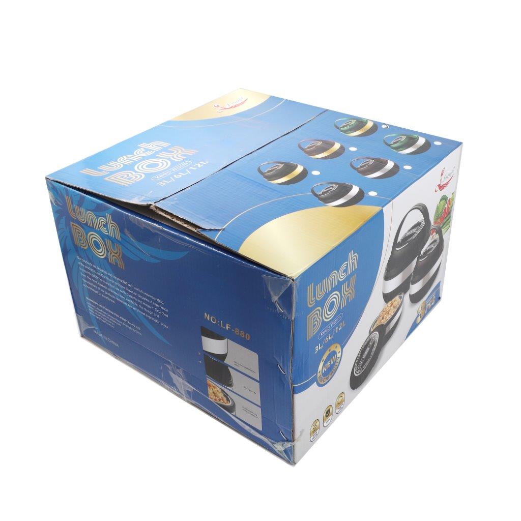 Plastic Vacuum Insulated Hot Pot Food Warmer Set of 3 Pcs 3L/6L/12L
