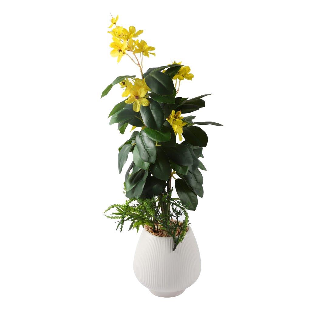 Realistic Touch Artificial Plant Flower Pot Home Interior Deco 60 cm