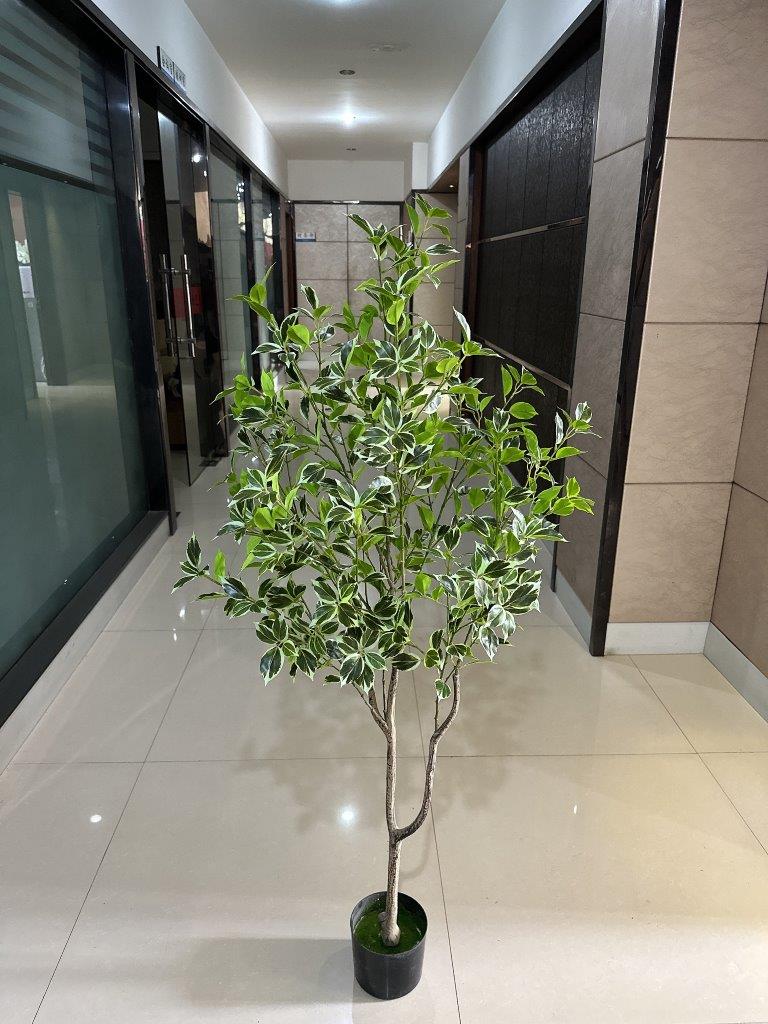 Realistic Touch Artificial Orchid Flower Deco Pot