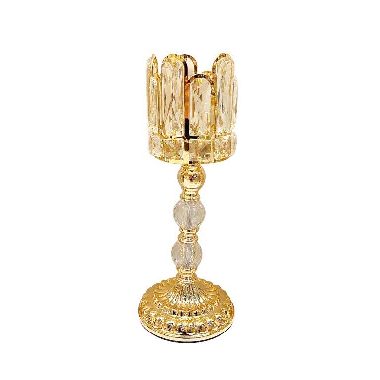Engraved Design Elegant Metal Candleholder Wedding Table Centrepiece 15*40 cm