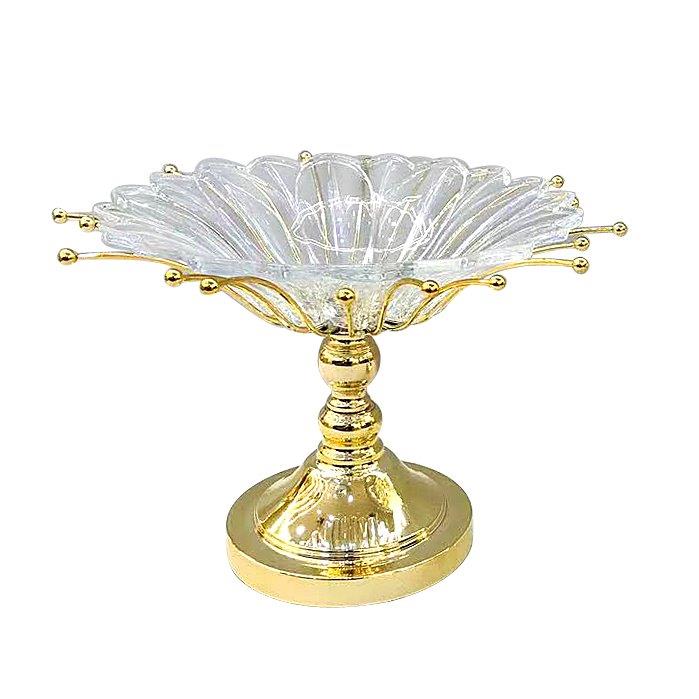 Engraved Design Elegant Metal Deco Craft Wedding Table Centrepiece 38X25 cm