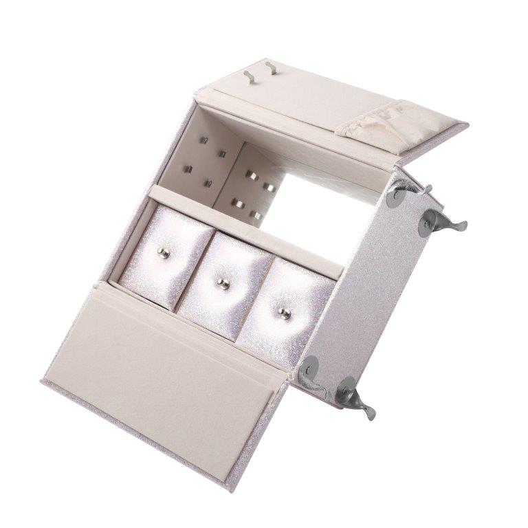 MDF Elegant Design Fashion Jewellery Box for Women 17*9*20 cm