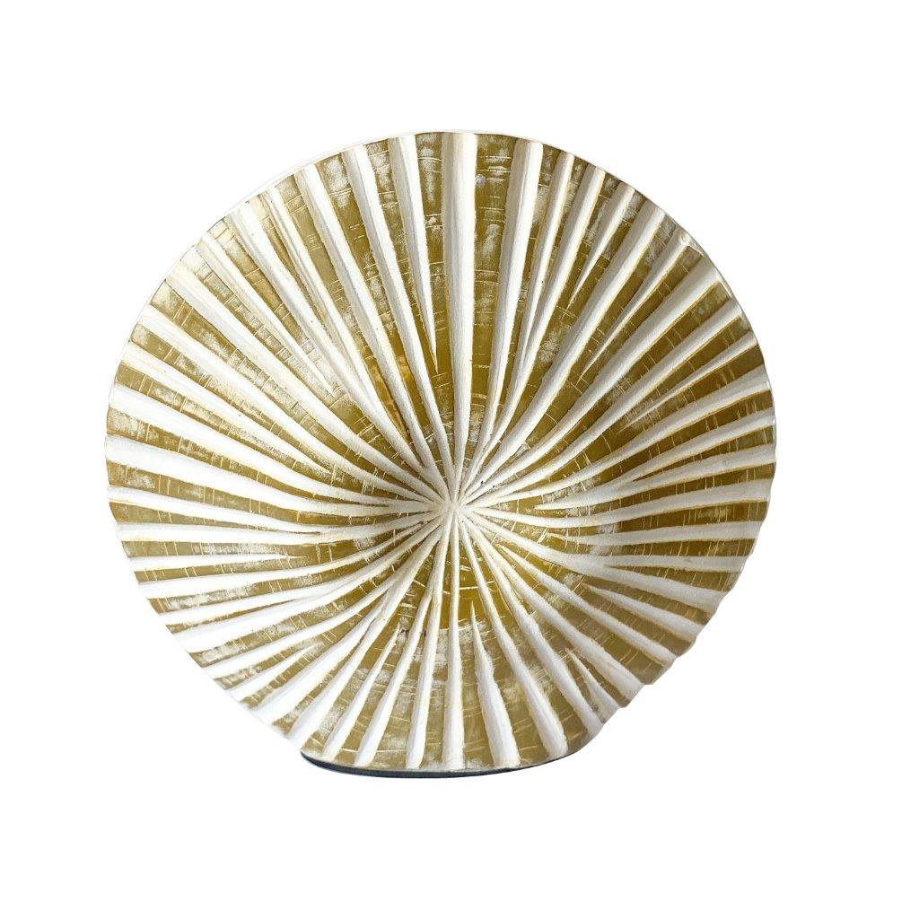 Home Decor Modern Abstract Craft White Tabletop Ceramic Vase 39.5*13*39 cm