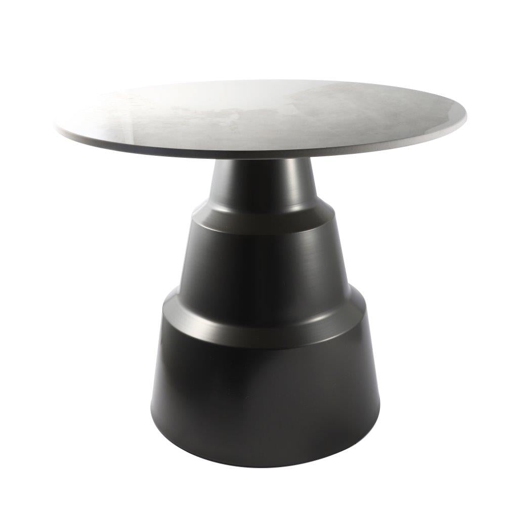 Metal Marbletop Abstract Design Round Centre Table Coffee Table 78*78*40/58*58*50 cm
