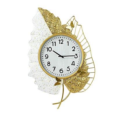 Decorative Abstract Shape Gold Metal Frame Wall Mirror 61*90*6 cm
