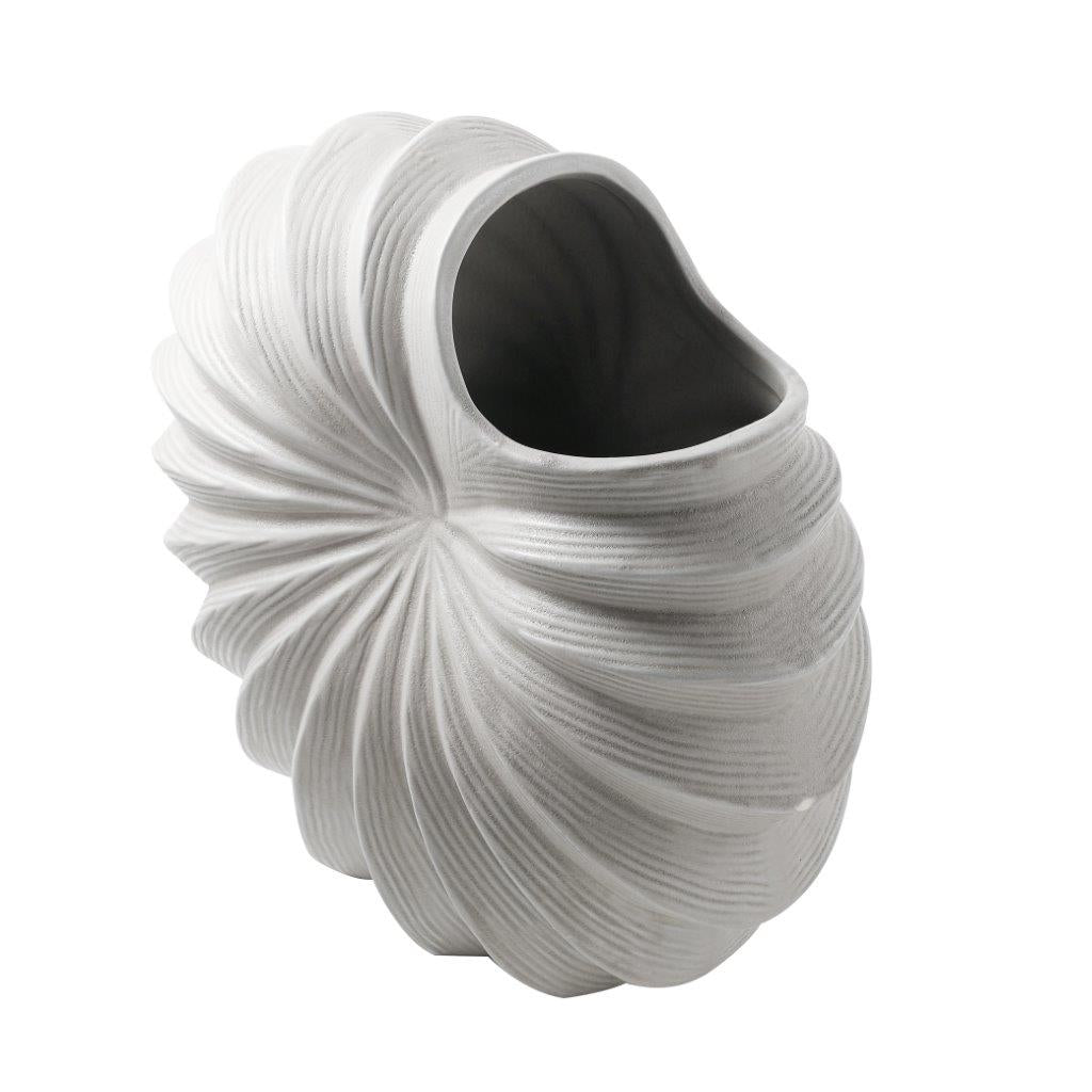 Home Decor Modern Abstract Craft White Tabletop Ceramic Vase 30*13.5*28 cm