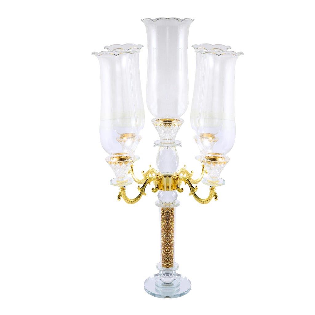 Home Decor Crystal Decor Table Top Candleholder 4 Arms 53*32 cm