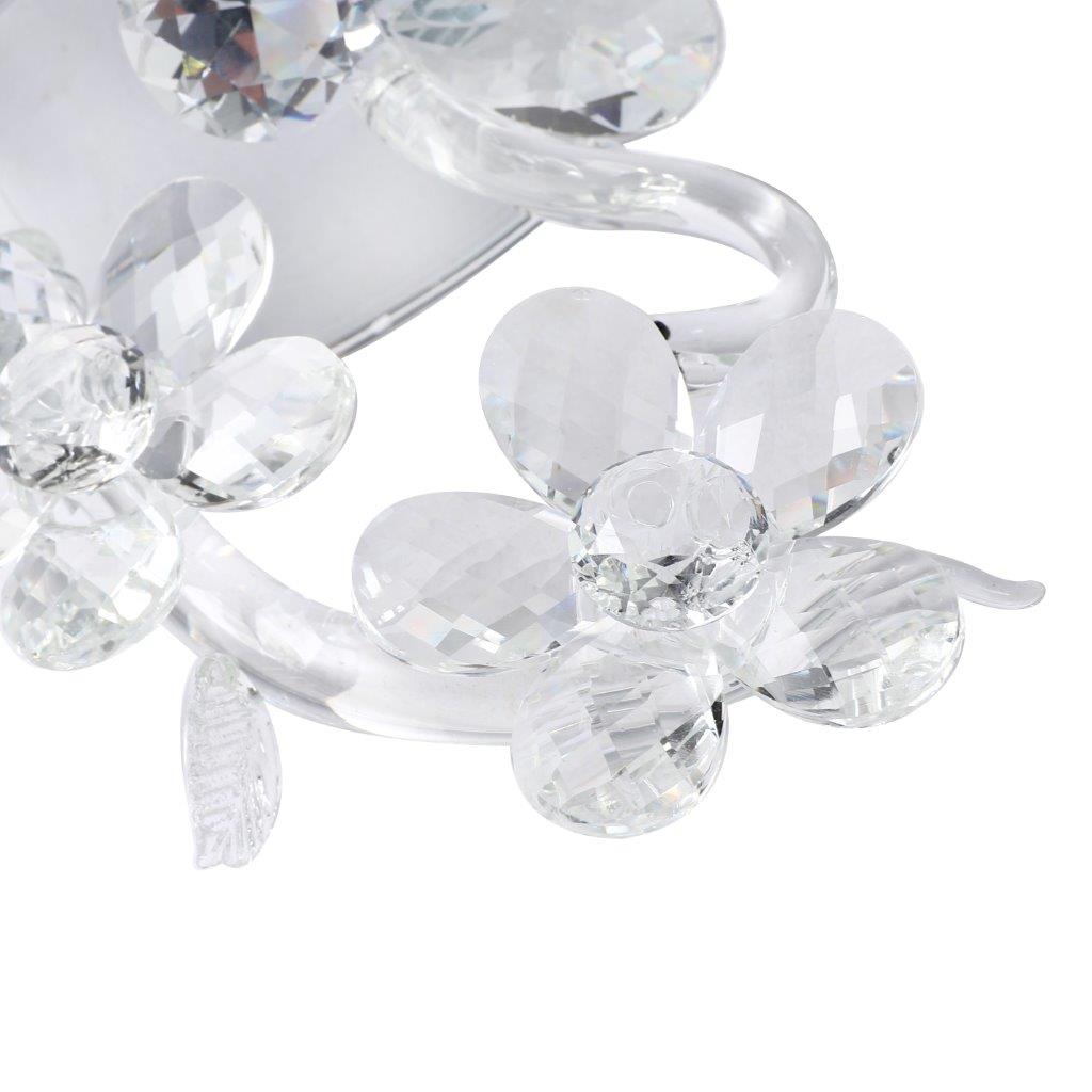 Home Decor Crystal Glass Sunflower 14.5*12.5 cm