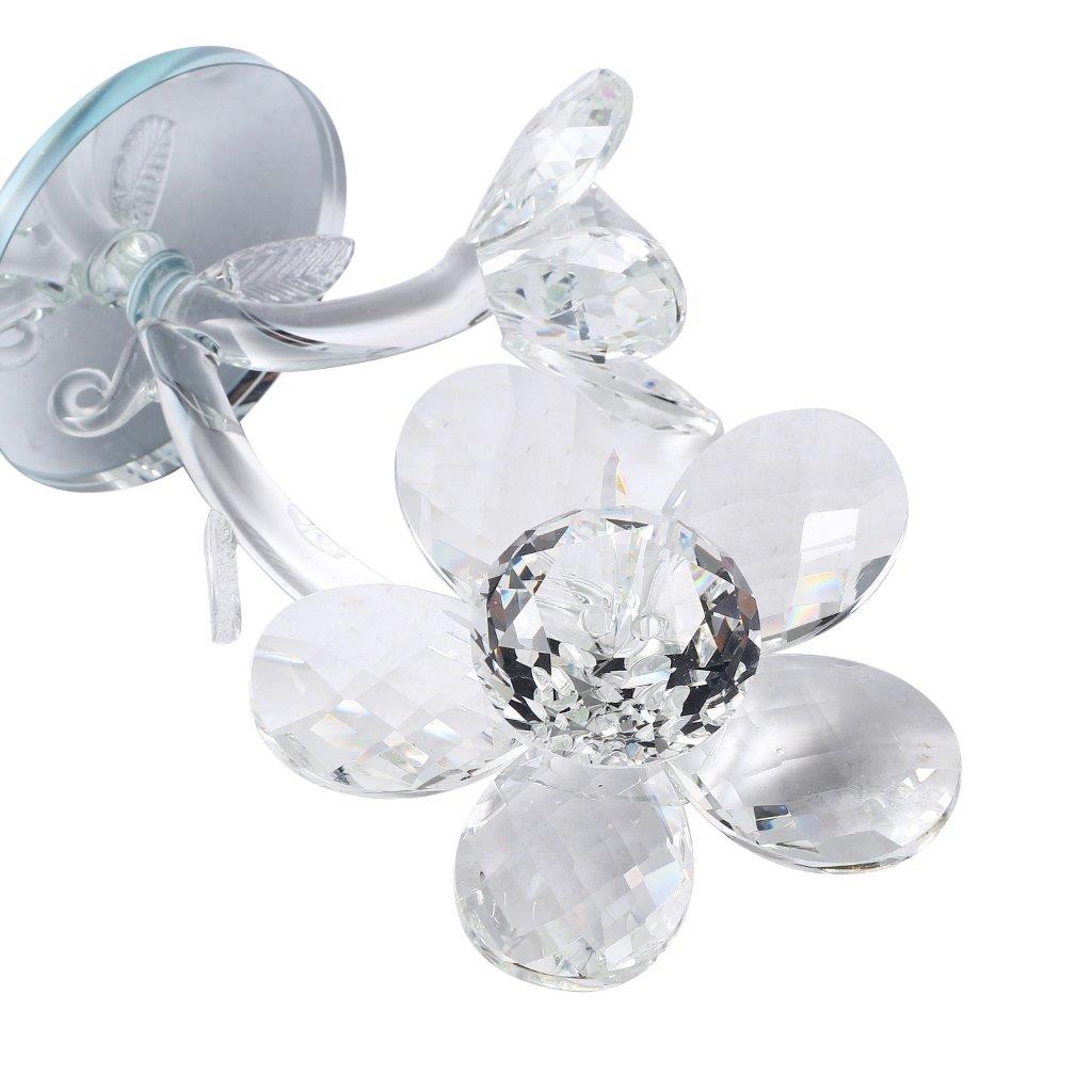 Home Decor Crystal Glass Sunflower 19 cm