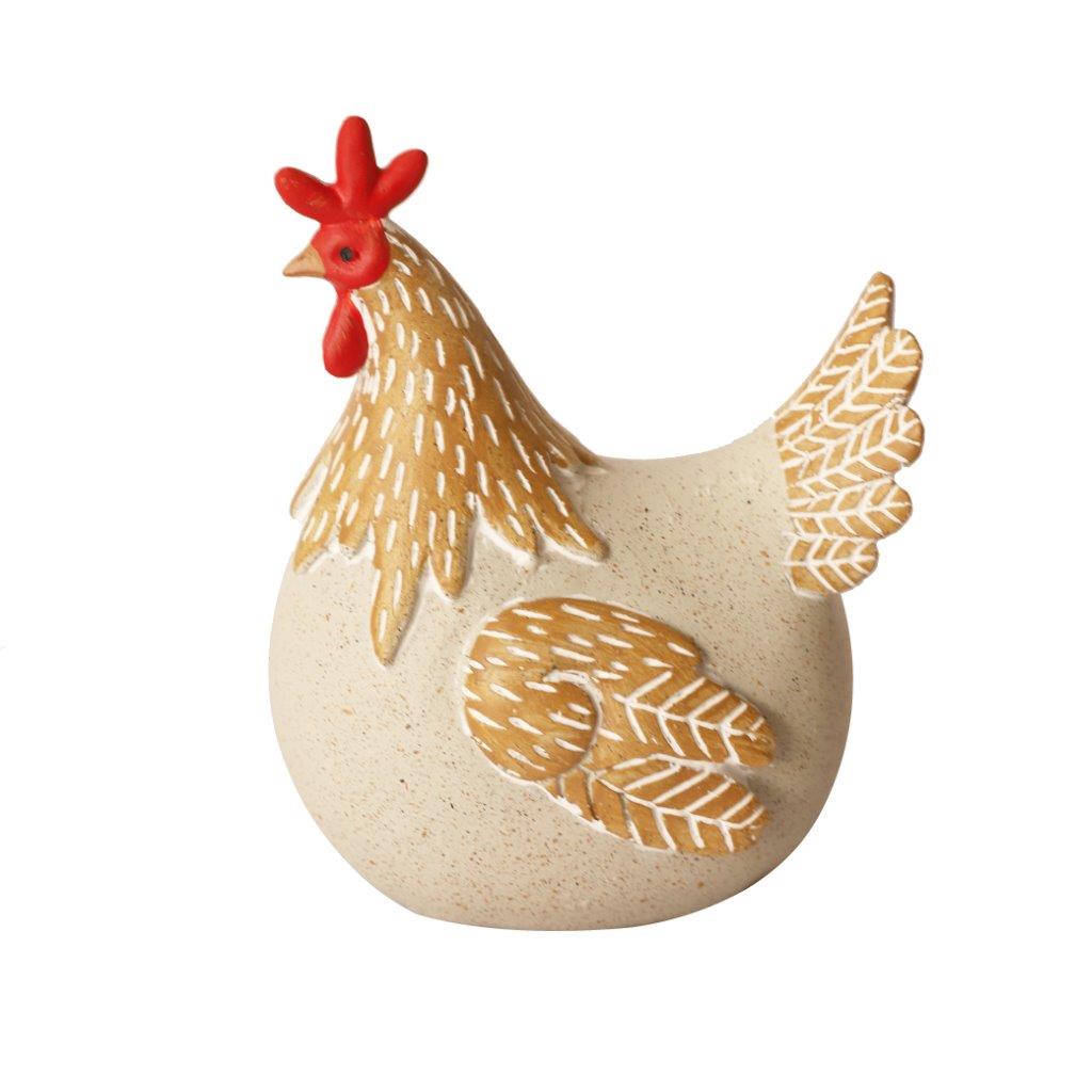 Sculpture Statue Resin Figurine Chicken 12*9*16 cm