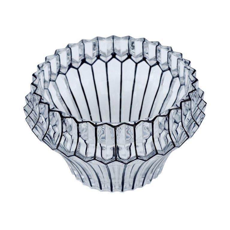 Crystal Glass Round Shape Fruit Bowl
