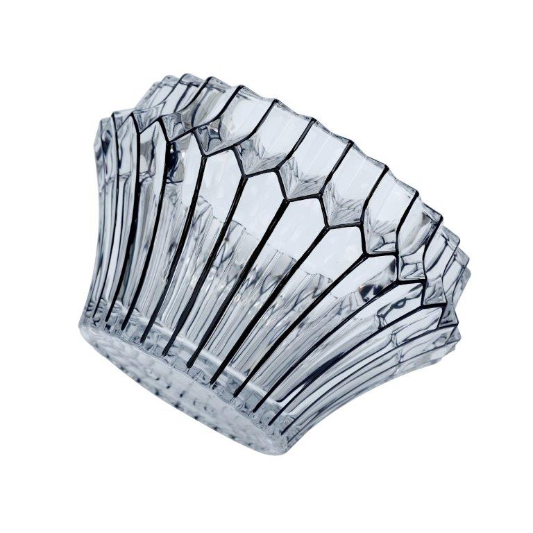 Crystal Glass Round Shape Fruit Bowl