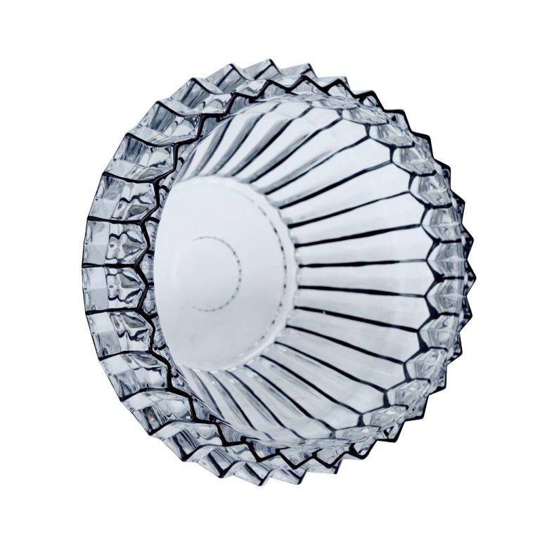 Crystal Glass Round Shape Fruit Bowl